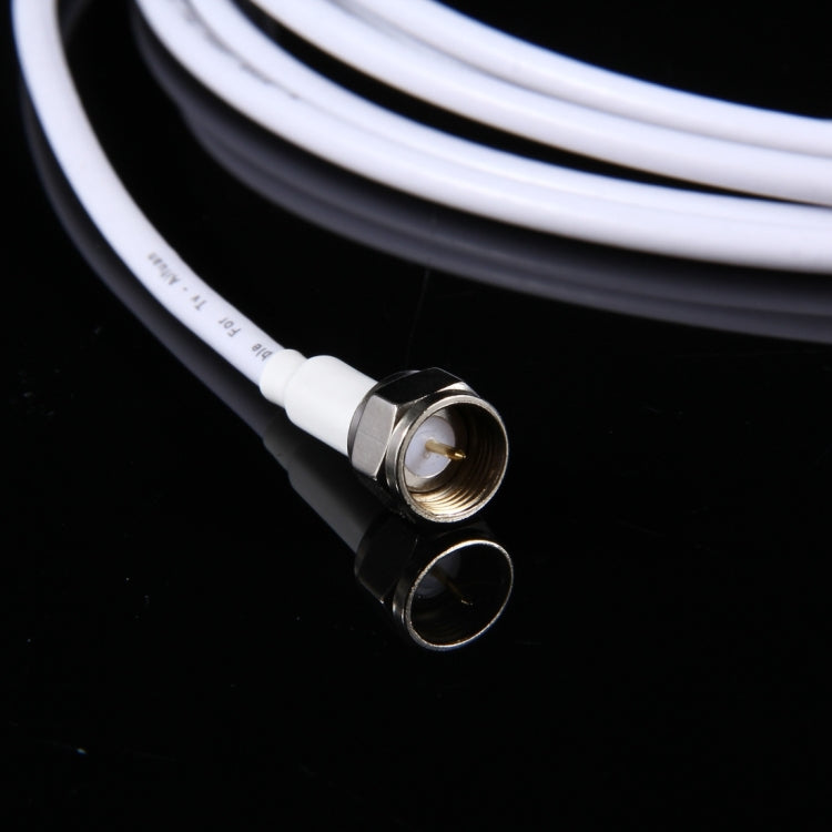 HDA-033H2D Wall-mountable Ultra-thin Digital HDTV Antenna Indoor High-definition Digital TV Aerial with Amplifier (White)