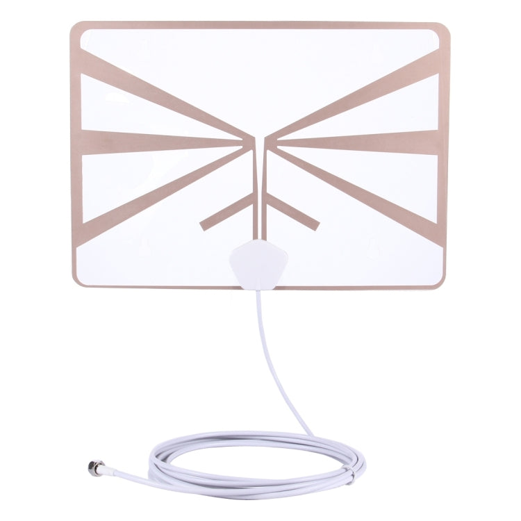 HDA-033H2 Wall-mountable Ultra-thin Digital HDTV Antenna Indoor High-definition Digital TV Aerial (White)