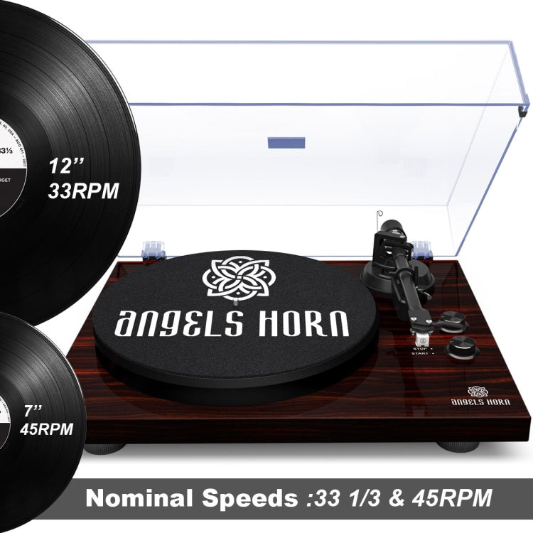 [US Warehouse] Bluetooth Turntable Stereo Record Player with Built-in 2-Speed Phono Preamp and Belt Drive