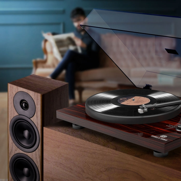 [US Warehouse] Bluetooth Turntable Stereo Record Player with Built-in 2-Speed Phono Preamp and Belt Drive