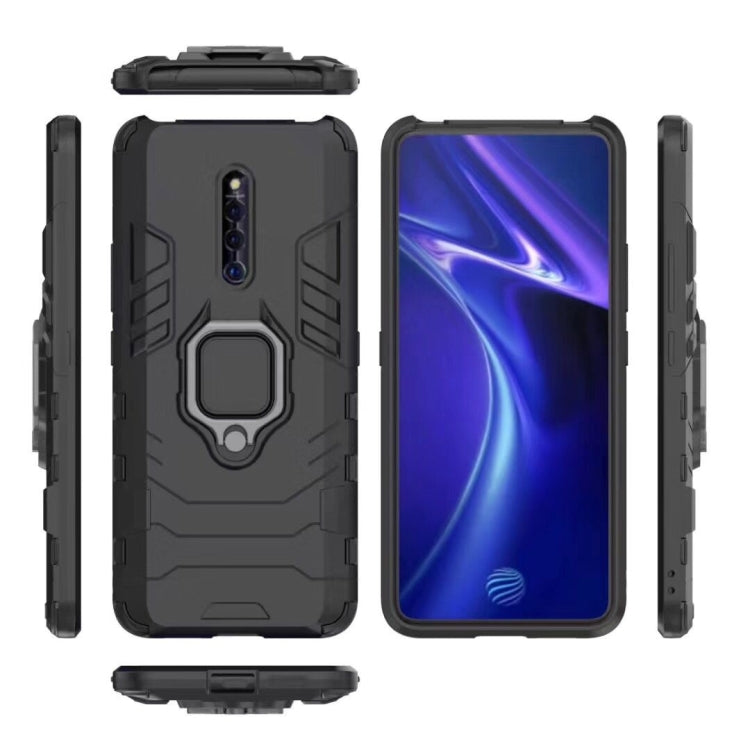 PC + TPU Shockproof Protective Case for VIVO X27 Pro, with Magnetic Ring Holder