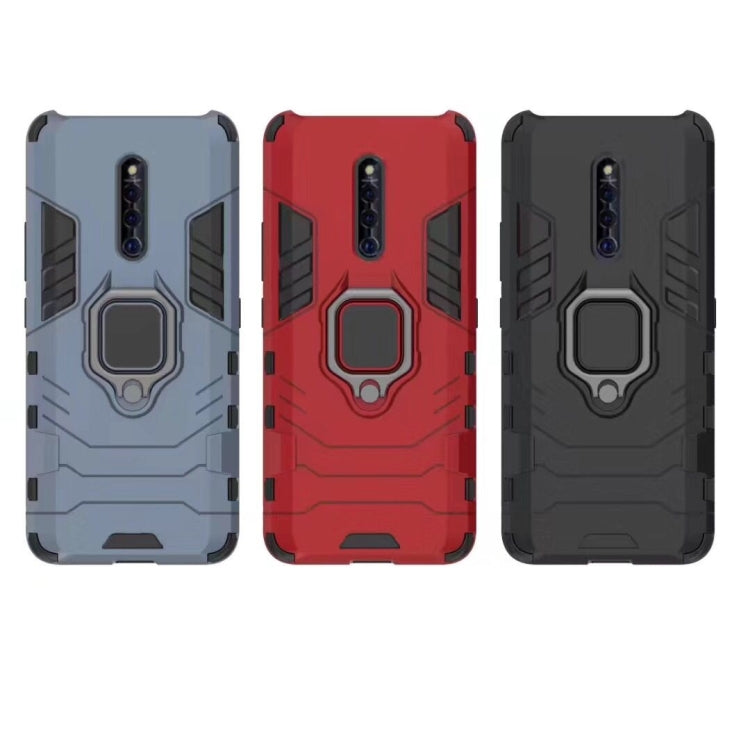 PC + TPU Shockproof Protective Case for VIVO X27 Pro, with Magnetic Ring Holder