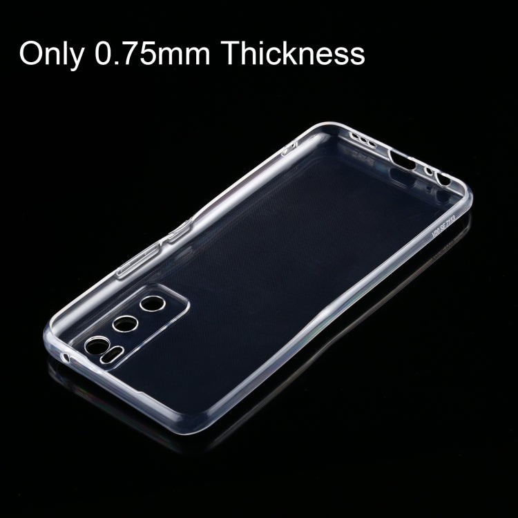 For Vivo V20 SE 0.75mm Ultra-thin Transparent TPU Soft Protective Case