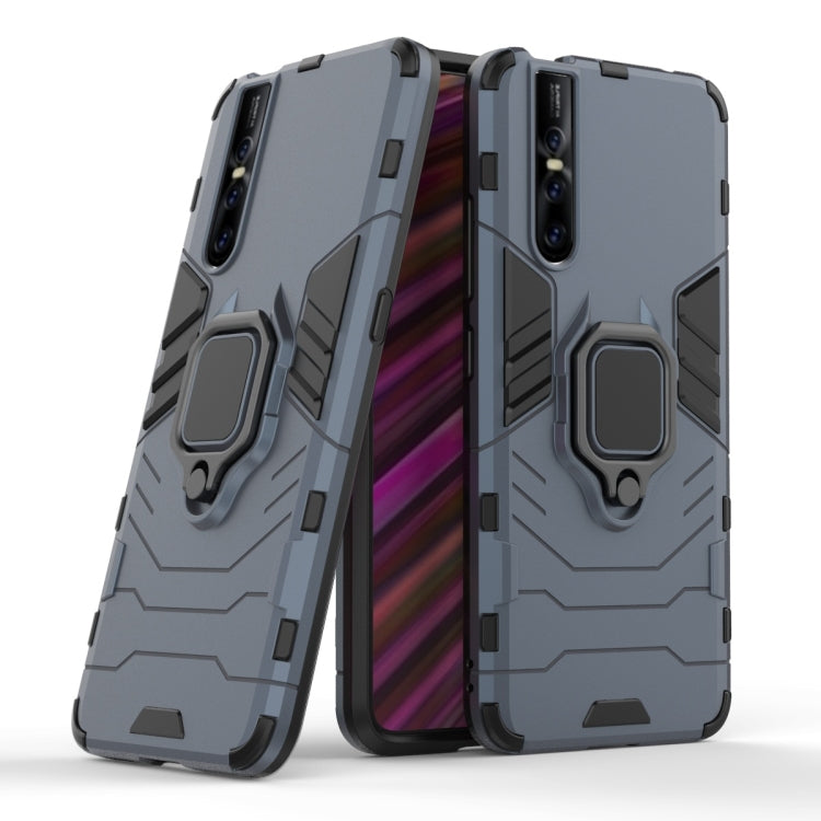 PC + TPU Shockproof Protective Case for Vivo V15 Pro, with Magnetic Ring Holder