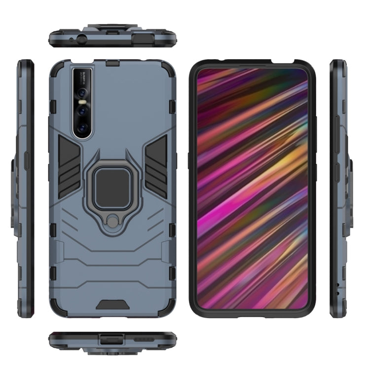 PC + TPU Shockproof Protective Case for Vivo V15 Pro, with Magnetic Ring Holder