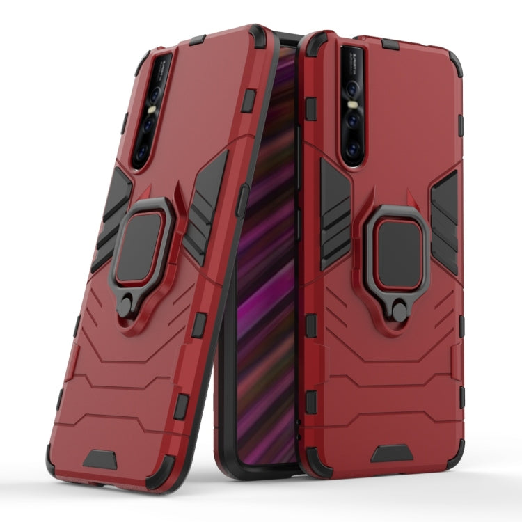 PC + TPU Shockproof Protective Case for Vivo V15 Pro, with Magnetic Ring Holder