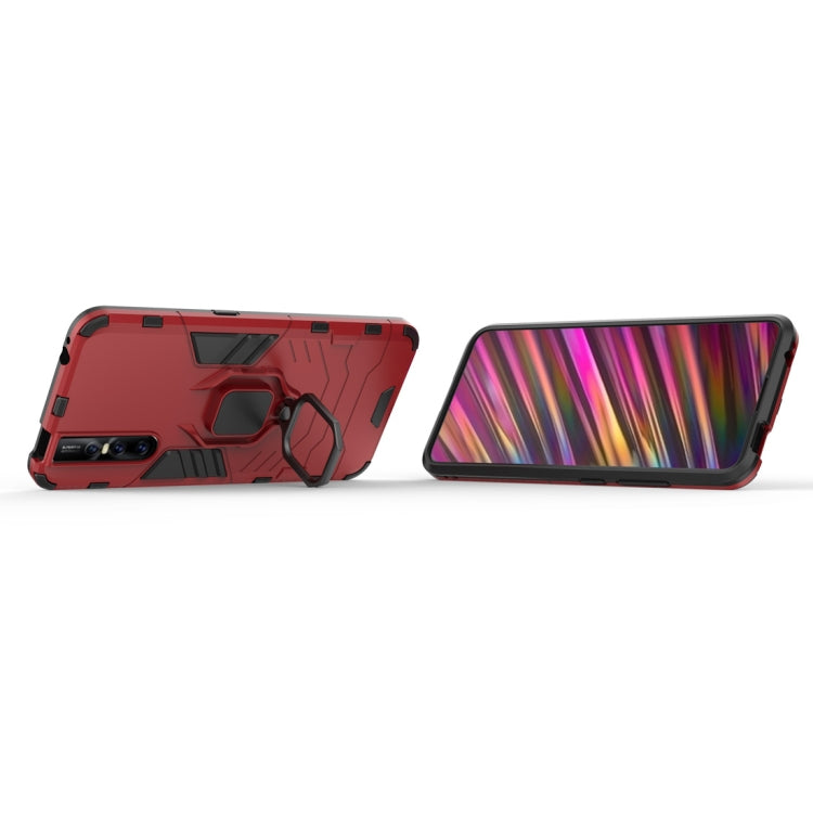 PC + TPU Shockproof Protective Case for Vivo V15 Pro, with Magnetic Ring Holder