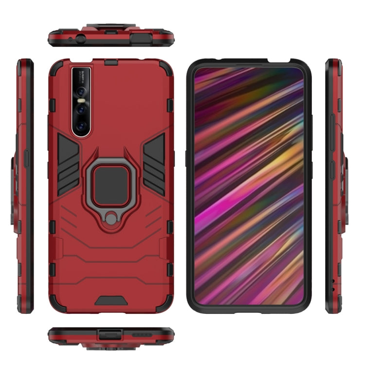 PC + TPU Shockproof Protective Case for Vivo V15 Pro, with Magnetic Ring Holder