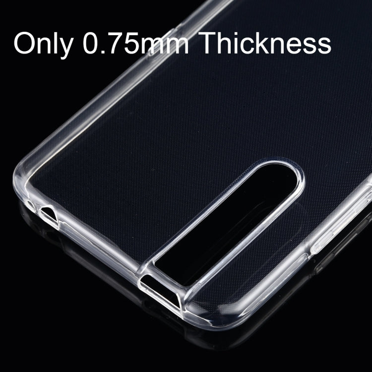 0.75mm Ultrathin Transparent TPU Soft Protective Case for VIVO V15 Pro