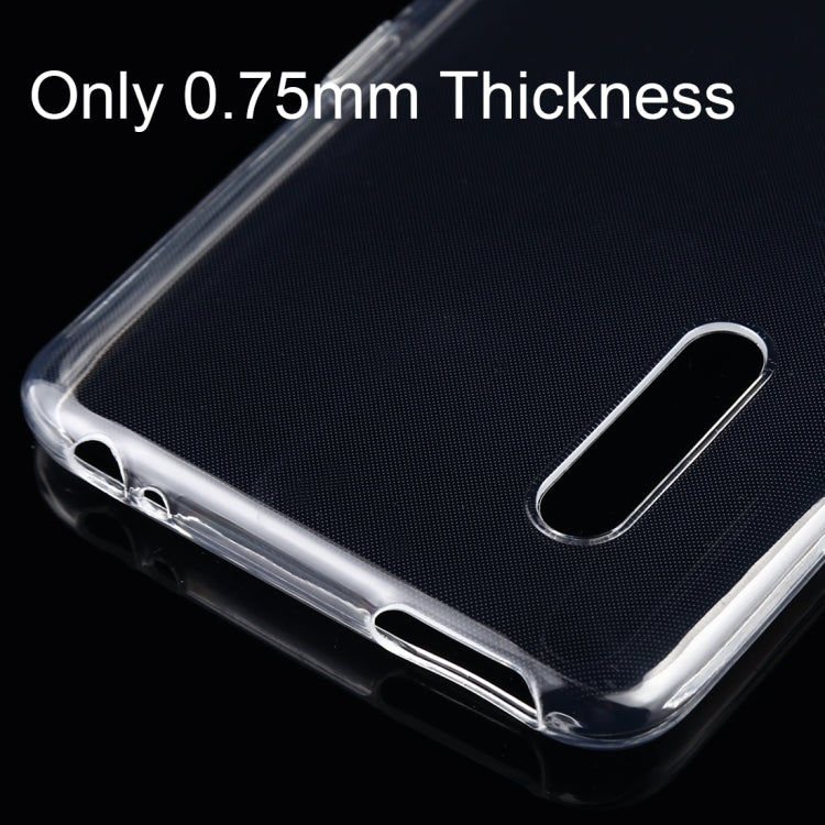 0.75mm Ultrathin Transparent TPU Soft Protective Case for Vivo X27
