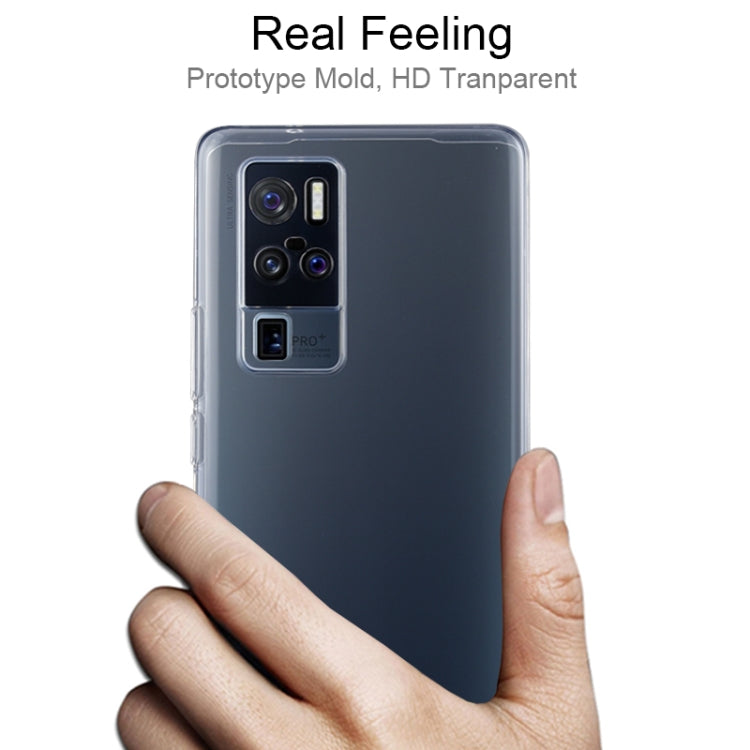 For Vivo X50 Pro+ 0.75mm Ultra-thin Transparent TPU Soft Protective Case