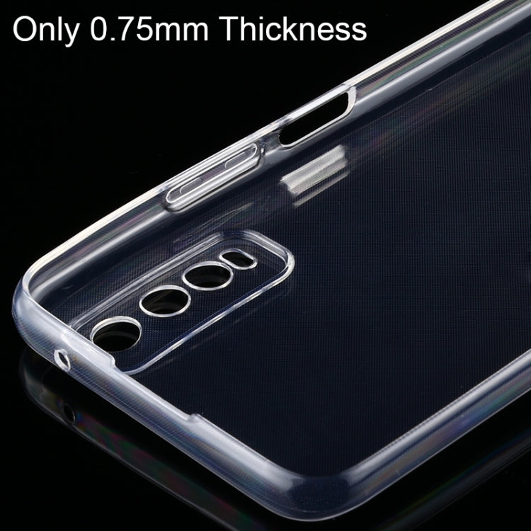 For Vivo Y70S 0.75mm Ultra-Thin Transparent TPU Protective Case