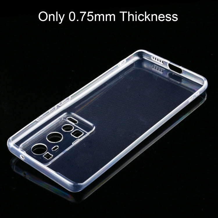 For vivo X60 Pro+ 5G 0.75mm Ultra-thin Transparent TPU Soft Protective Case(Transparent)