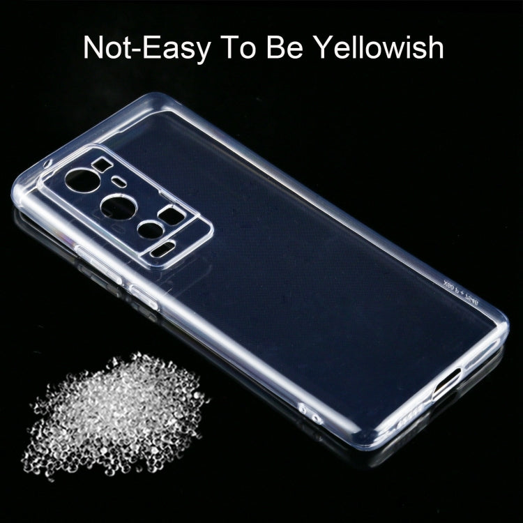For vivo X60 Pro+ 5G 0.75mm Ultra-thin Transparent TPU Soft Protective Case(Transparent)