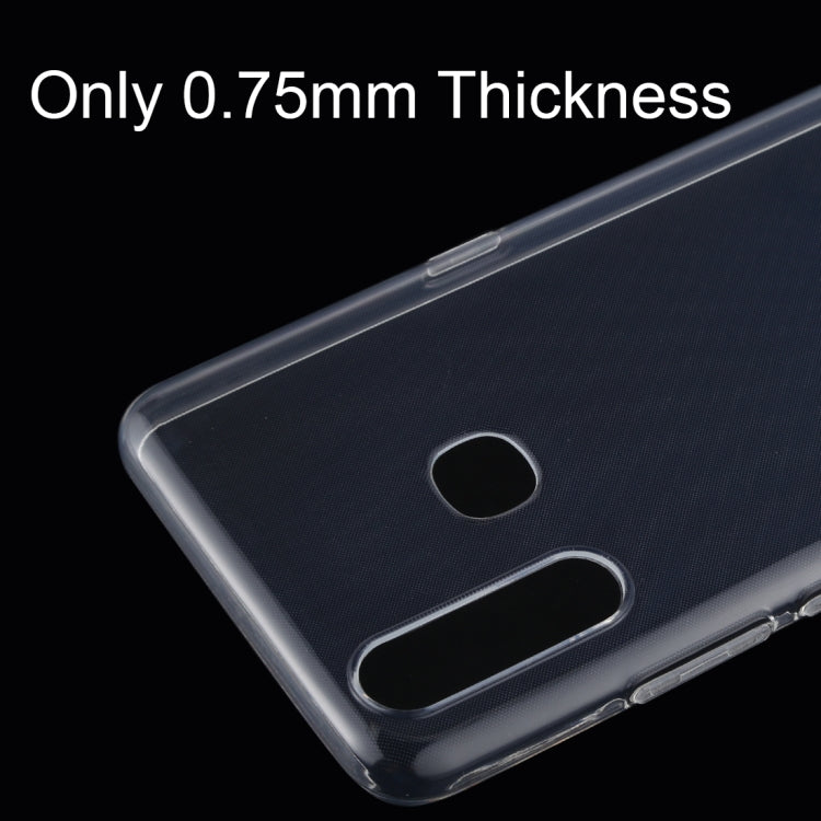 0.75mm Ultrathin Transparent TPU Soft Protective Case for Vivo Z5X