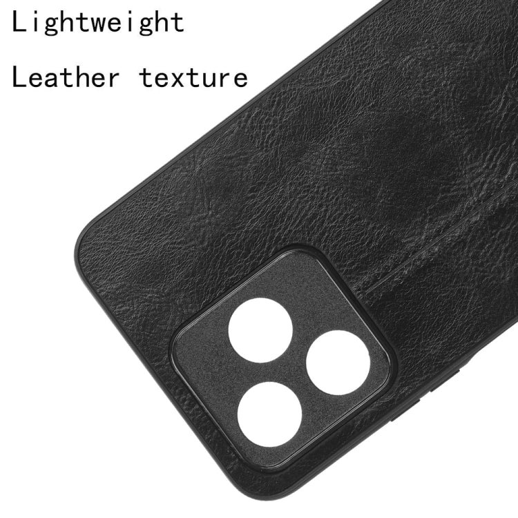 For Realme C53 4G / Narzo N53 4G Sewing Cow Pattern Skin PC + PU + TPU Phone Case