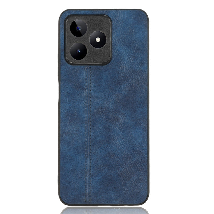 For Realme C53 4G / Narzo N53 4G Sewing Cow Pattern Skin PC + PU + TPU Phone Case