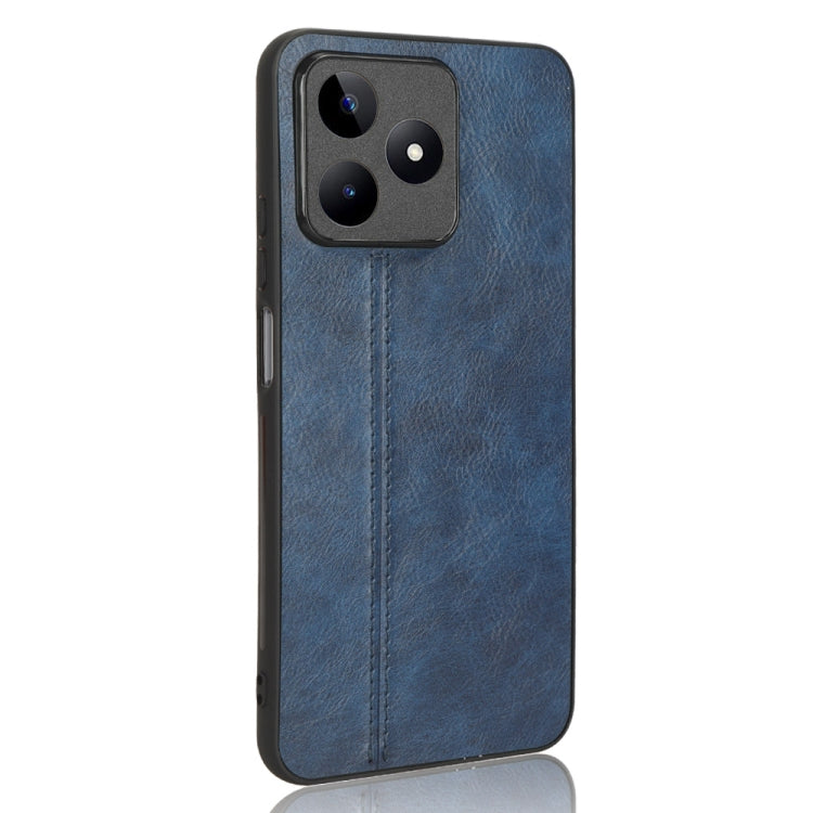 For Realme C53 4G / Narzo N53 4G Sewing Cow Pattern Skin PC + PU + TPU Phone Case
