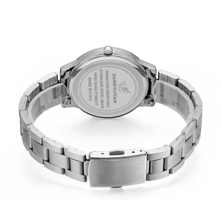 1418 JIAYUYAN Water Resistant Fashion Women Quartz Wrist Watch with Alloy Band  Three Decoration Dials