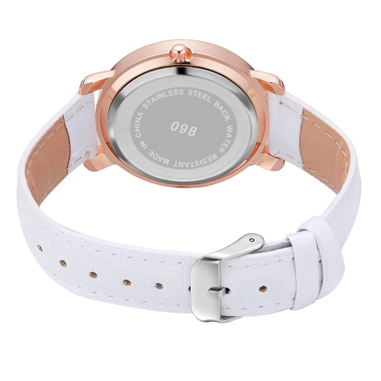 1745 JIAYUYAN Fashion Women Quartz Wrist Watch with PU Leather Band and Alloy Watch Case