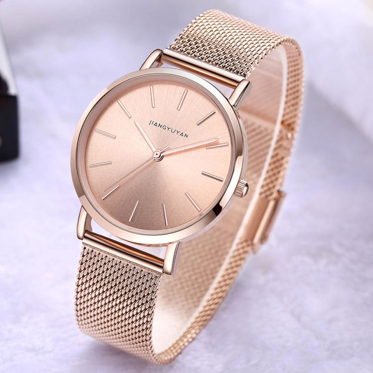 1650 JIAYUYAN Fashion & Simple Quartz Wrist Watch with Stainless Steel Strap/Band and Alloy Case  Watch For Women