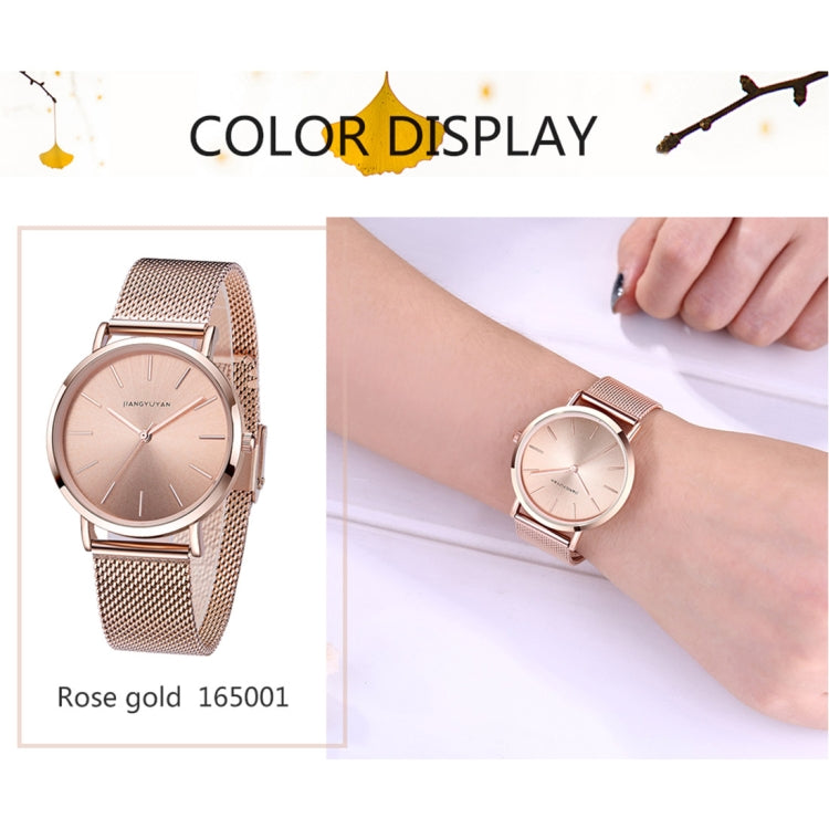 1650 JIAYUYAN Fashion & Simple Quartz Wrist Watch with Stainless Steel Strap/Band and Alloy Case  Watch For Women