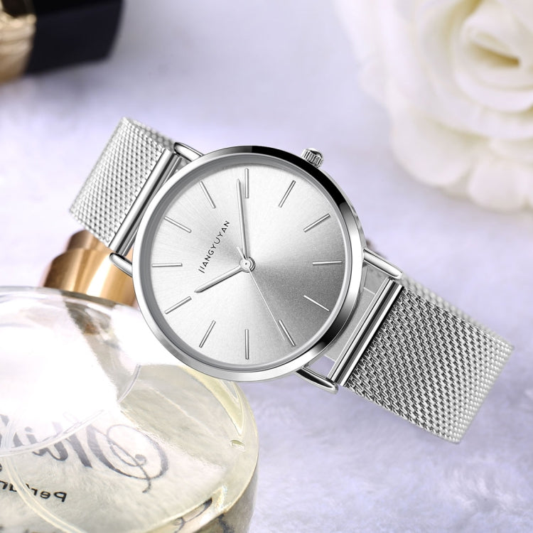 1650 JIAYUYAN Fashion & Simple Quartz Wrist Watch with Stainless Steel Strap/Band and Alloy Case  Watch For Women
