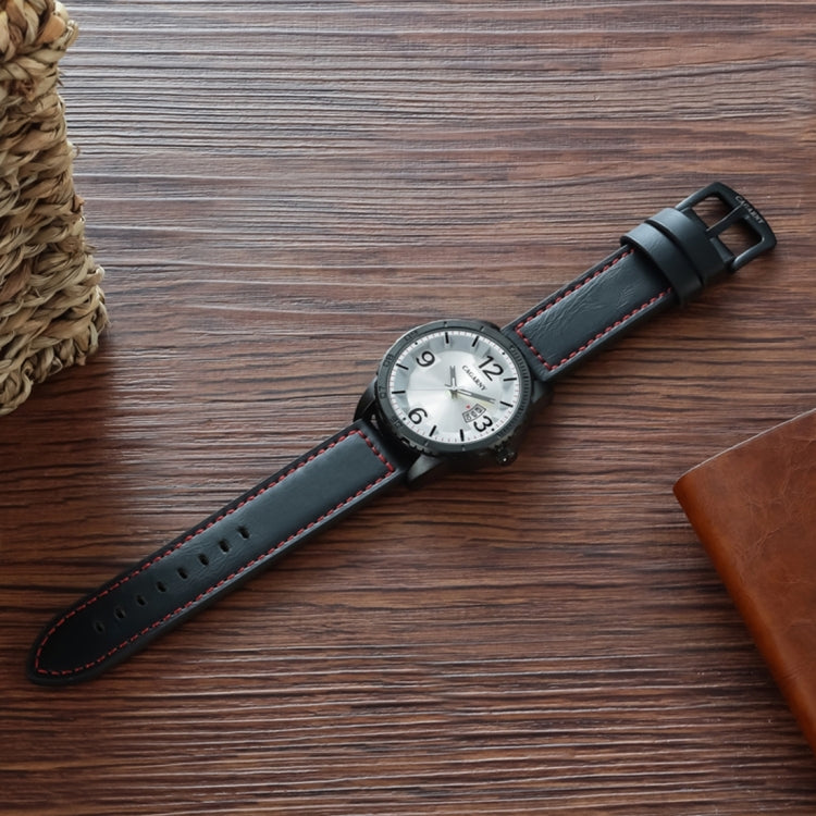 CAGARNY 9857 Fashion Quartz Movement Wrist Watch with Leather Band