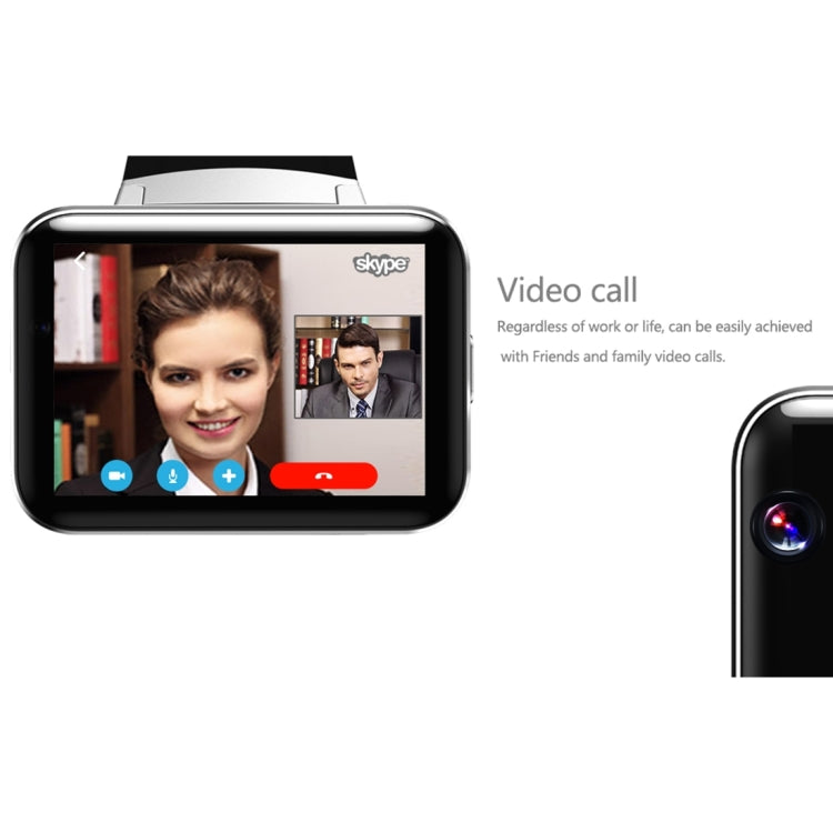 DOMINO DM98 Smart Watch Phone, 512MB + 4GB, 2.2 inch IPS Capacitive Touch Screen MT6572A Dual Core 1.2Ghz Bluetooth 4.0 Smart Watch Phone, Support GSM / WCDMA / WiFi / GPS / BT / Facebook / WhatsApp / Apps From Downloading / Anti-lost(Black)
