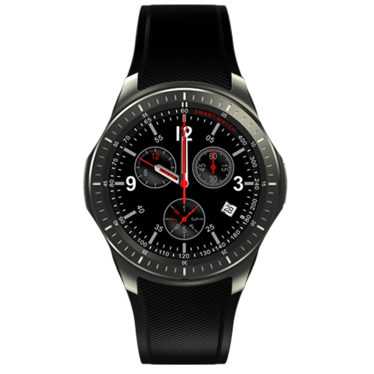DOMINO DM368 Smart Watch Phone, 512MB + 8GB, 1.39 inch AMOLED Display Capacitive Touch Screen MTK6580 Quad Core 1.3Ghz Bluetooth 4.0 Smart Watch Phone, Support GSM / WCDMA / WiFi / GPS / BT / Facebook / Whatapp / Apps From Downloading / Anti-lost