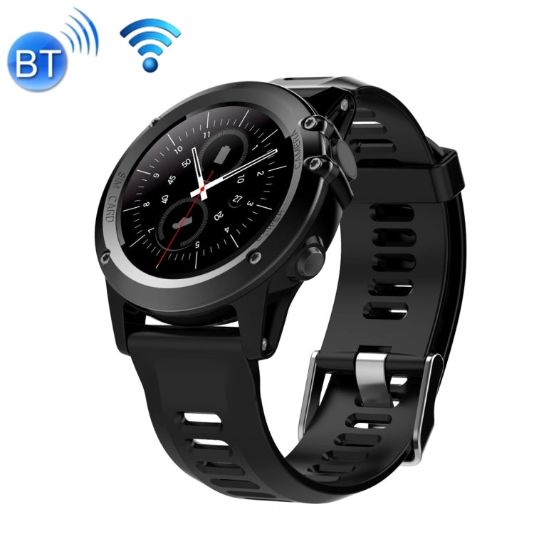 DTNO.1 H1 Smart Watch Phone, 512MB+4GB, 5MP Camera, IP68 Waterproof, 1.39 inch Android 4.4 MTK6572 Dual Core 1.0GHz, Network: 3G, Support Heart Rate Monitor & Pedometer & GPS & WiFi & Bluetooth & Sleep Monitor & Sedentary Reminder