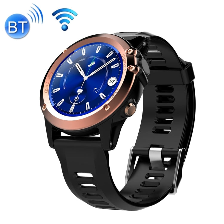 DTNO.1 H1 Smart Watch Phone, 512MB+4GB, 5MP Camera, IP68 Waterproof, 1.39 inch Android 4.4 MTK6572 Dual Core 1.0GHz, Network: 3G, Support Heart Rate Monitor & Pedometer & GPS & WiFi & Bluetooth & Sleep Monitor & Sedentary Reminder