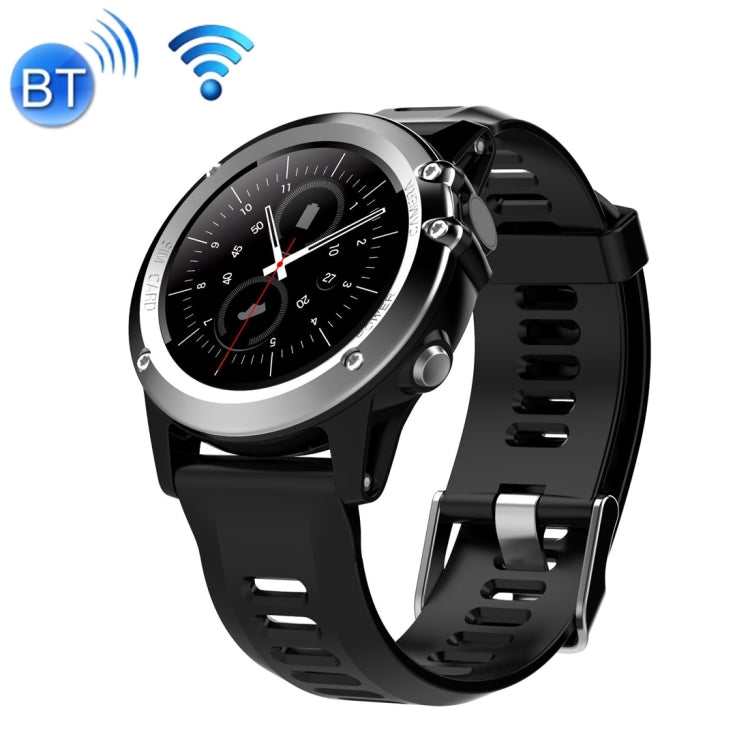 DTNO.1 H1 Smart Watch Phone, 512MB+4GB, 5MP Camera, IP68 Waterproof, 1.39 inch Android 4.4 MTK6572 Dual Core 1.0GHz, Network: 3G, Support Heart Rate Monitor & Pedometer & GPS & WiFi & Bluetooth & Sleep Monitor & Sedentary Reminder