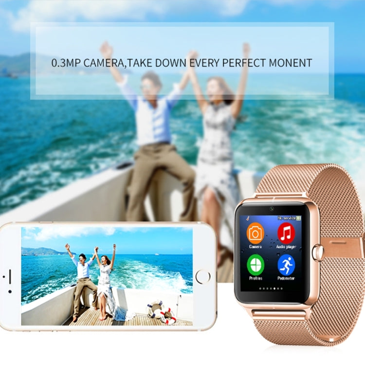 Z50 Smart Watch Phone, 1.54 inch IPS Touch Screen, Support SIM Card & TF Card, Bluetooth, GSM, 0.3MP Camera, Pedometer, Sedentary Alarm, Sleep Monitor, GPS, Remote Camera, Anti-lost Function