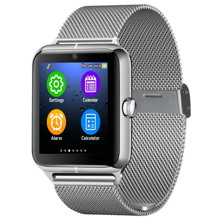 Z50 Smart Watch Phone, 1.54 inch IPS Touch Screen, Support SIM Card & TF Card, Bluetooth, GSM, 0.3MP Camera, Pedometer, Sedentary Alarm, Sleep Monitor, GPS, Remote Camera, Anti-lost Function