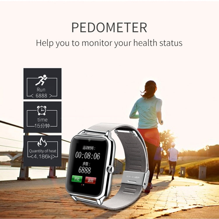 Z50 Smart Watch Phone, 1.54 inch IPS Touch Screen, Support SIM Card & TF Card, Bluetooth, GSM, 0.3MP Camera, Pedometer, Sedentary Alarm, Sleep Monitor, GPS, Remote Camera, Anti-lost Function