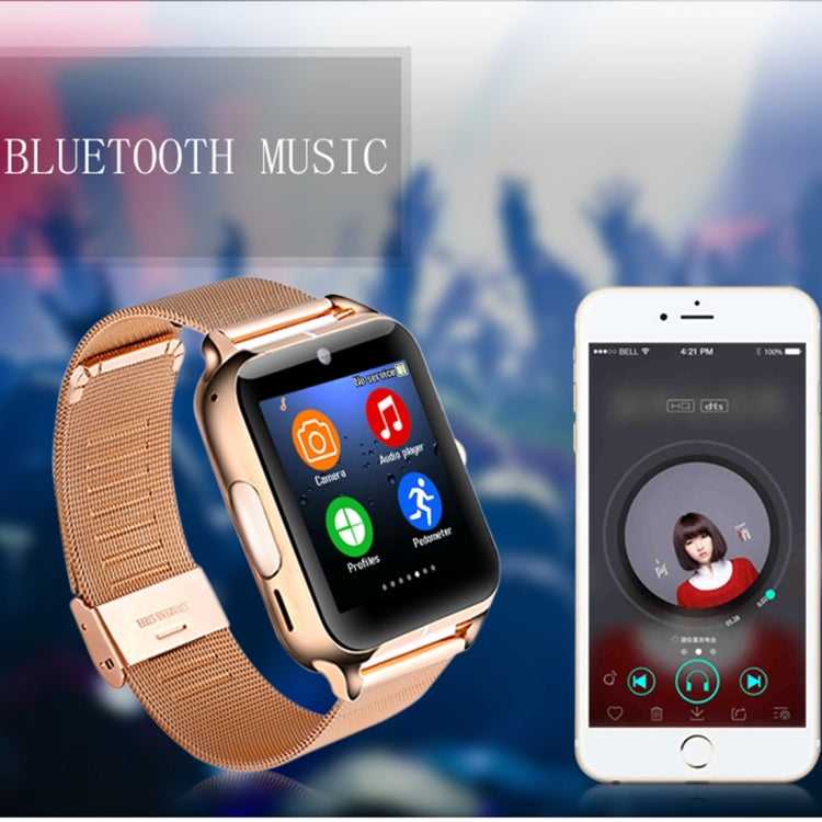 Z50 Smart Watch Phone, 1.54 inch IPS Touch Screen, Support SIM Card & TF Card, Bluetooth, GSM, 0.3MP Camera, Pedometer, Sedentary Alarm, Sleep Monitor, GPS, Remote Camera, Anti-lost Function