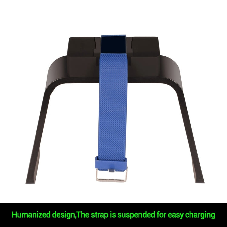 YoLike for Fitbit Charge 2 CE / RoHS / FCC Certificated Charger Charging Dock Base Cradle Holder with 1.2m Charging Cable(Black)