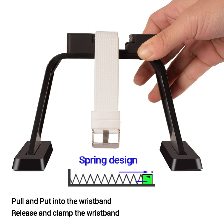 YoLike for Fitbit Charge 2 CE / RoHS / FCC Certificated Charger Charging Dock Base Cradle Holder with 1.2m Charging Cable(Black)