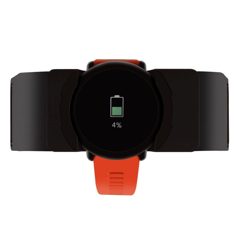 YoLike for Xiaomi Huami Amazfit CE / RoHS / FCC Certificated Charger Charging Dock Base Cradle Holder with 1.2m Charging Cable(Black)