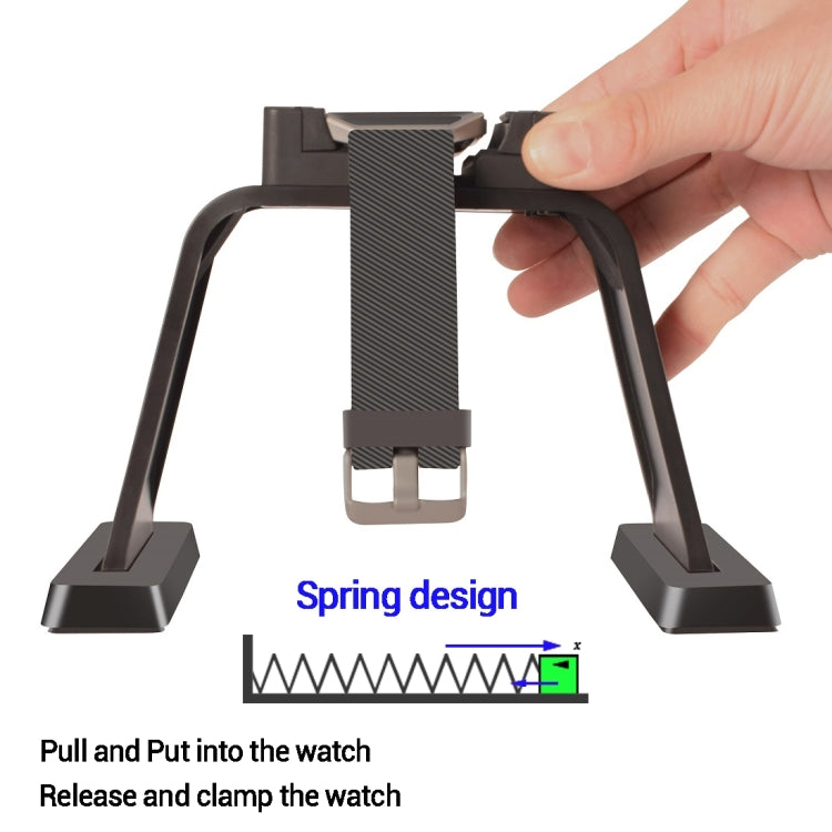 YoLike for Fitbit Blaze CE / RoHS / FCC Certificated Charger Charging Dock Base Cradle Holder with 1.2m Charging Cable(Black)