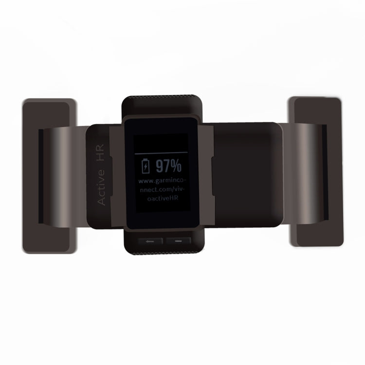 For Garmin Vivoactive HR CE / RoHS / FCC Certificated Charger Charging Dock Base Cradle Holder with 1.2m Charging Cable(Black)