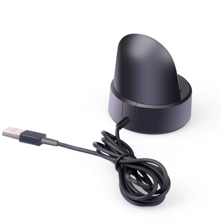 For Pebble 2+ / 2 SE CE / RoHS / FCC Certificated Charger Charging Dock Base Stand Holder with 1.2m Charging Cable(Black)