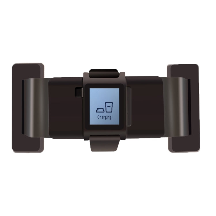 For Pebble 2+ / 2 SE CE / RoHS / FCC Certificated Charger Charging Dock Base Cradle Holder with 1.2m Charging Cable (Black)