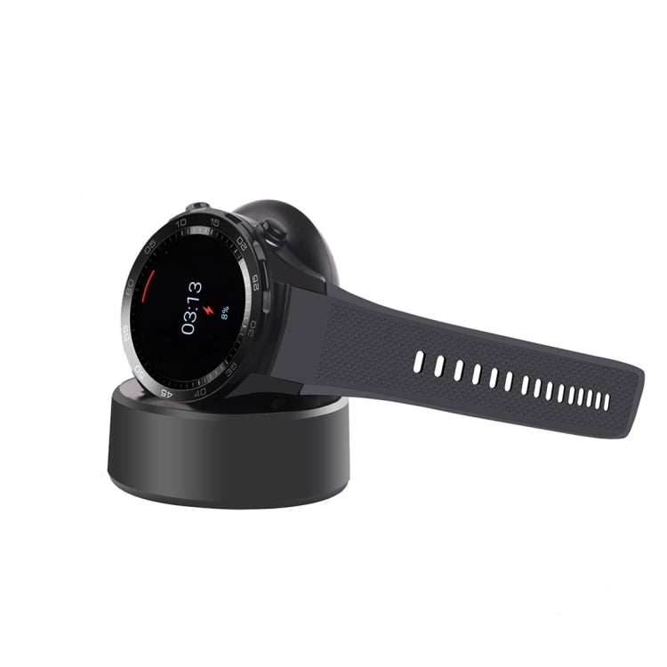 For Huawei Watch Second Generation Charger Charging Dock Base Stand Holder with 1.2m Charging Cable(Black)