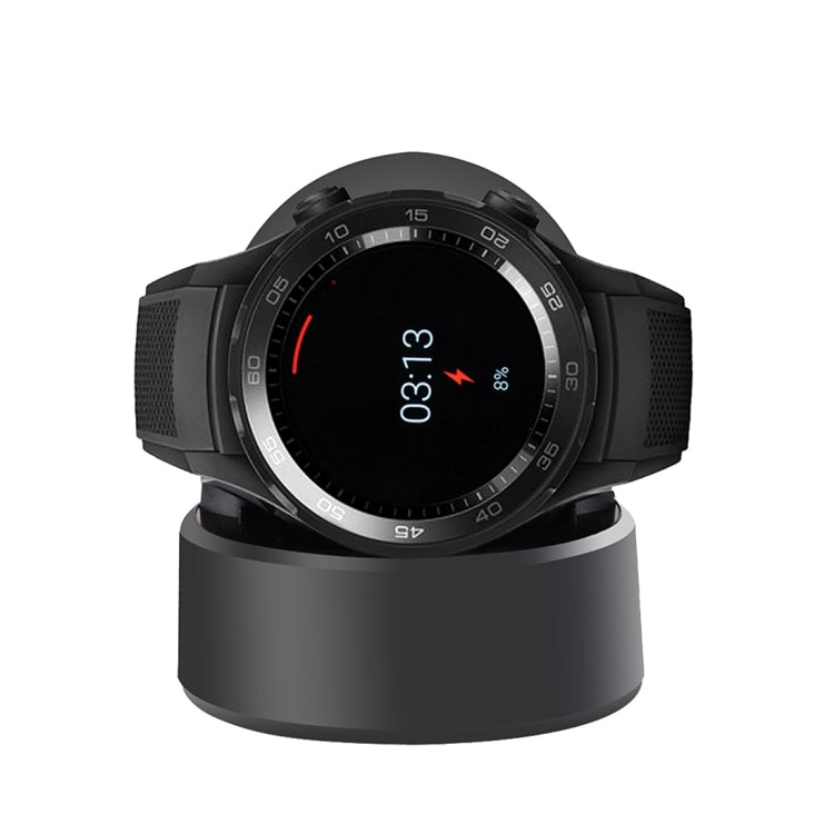 For Huawei Watch Second Generation Charger Charging Dock Base Stand Holder with 1.2m Charging Cable(Black)