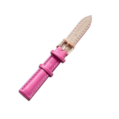 CAGARNY Simple Fashion Watches Band Gold Buckle Leather Watch Band, Width: 14mm