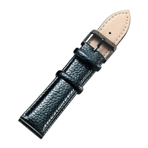 CAGARNY Simple Fashion Watches Band Black Buckle Leather Watch Band, Width: 20mm