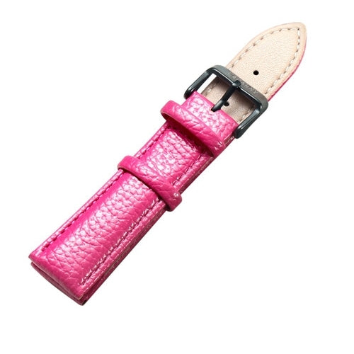 CAGARNY Simple Fashion Watches Band Black Buckle Leather Watch Band, Width: 20mm