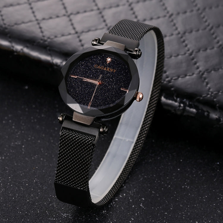 CAGARNY 6877 Water Resistant Fashion Women Quartz Wrist Watch with Stainless Steel Band